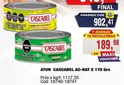 Maxiconsumo Atun cascabel ac-nat x 170 grs oferta