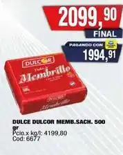 Maxiconsumo Dulcor - dulce dulcor memb.sach. 500 gr cod: 6677 oferta