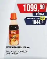 Maxiconsumo Tahiti - ext.vai tahiti x100 cc oferta