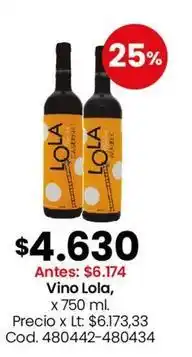 Coto Lola - vino , x 750 ml oferta