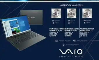 Coto Notebook Vaio Fe15 oferta