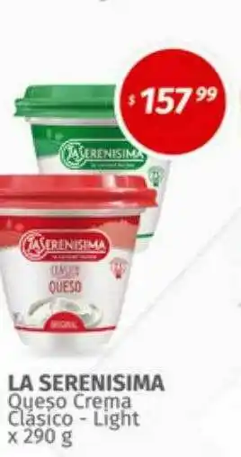 Arcoiris Supermercados La Serenisima Queso Crema Clásico Light oferta