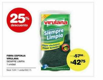 Atomo Conviene Fibra Esponja Virulana oferta