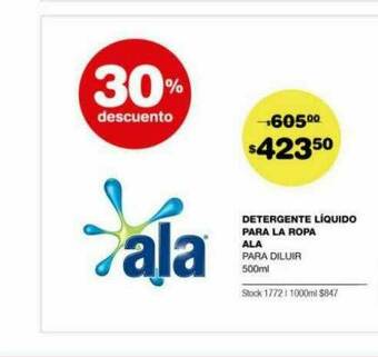 Atomo Conviene Detergente Líquido Para La Ropa Ala oferta