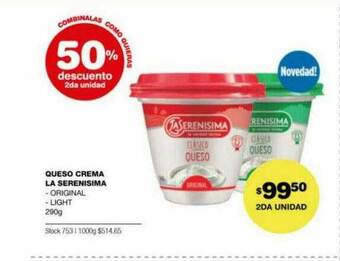 Atomo Conviene Queso Crema La Serenisima oferta