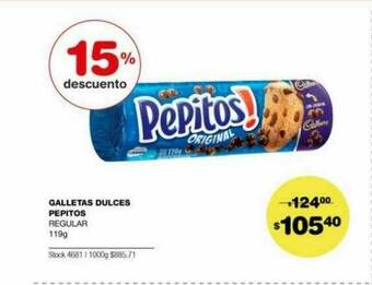 Atomo Conviene Galletas Dulces Pepitos oferta