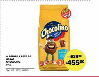 Atomo Conviene Alimento A Base De Cacao Chocolino oferta