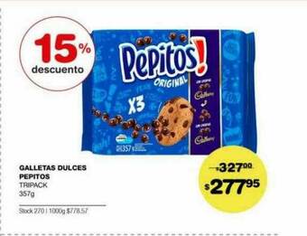 Atomo Conviene Galletas Dulces Pepitos oferta