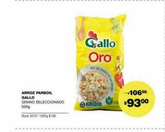 Atomo Conviene Arroz Parboil Gallo oferta