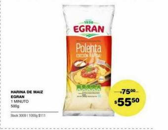 Atomo Conviene Harina De Maiz Egran oferta