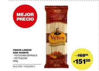 Atomo Conviene Fideos Largos Don Vicente oferta