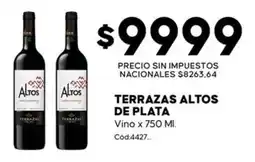 Diarco Terrazas altos de plata oferta