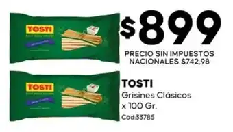 Diarco Tosti grises clásicos oferta