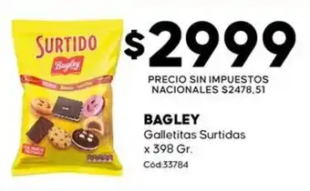 Diarco Bagley galletitas surtidas oferta