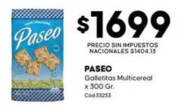 Diarco Paseo galletitas multicereal oferta
