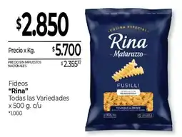 La Anonima Rina fideos oferta