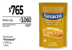 La Anonima Fanacoa mostaza oferta