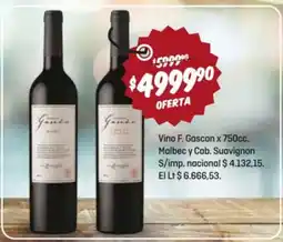 El Nene F. Gascon vino oferta