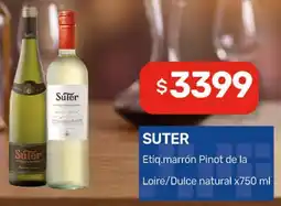 Nini Mayorista Suter etiq.marrón pinot de la loire oferta