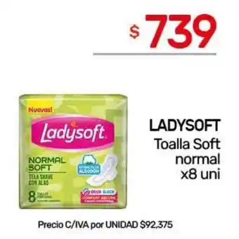 Nini Mayorista Ladysoft toalla soft normal oferta