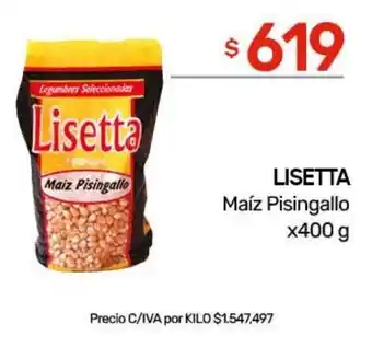Nini Mayorista Lisetta maiz pisingallo oferta