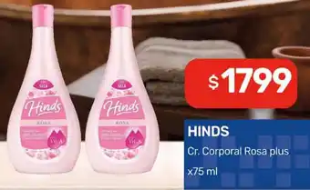 Nini Mayorista Hinds cr. corporal rosa plus oferta