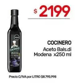 Nini Mayorista Cocinero acetobalsamico di modena oferta