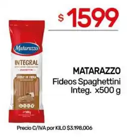 Nini Mayorista Matarazzo fideos spaghettini integ oferta