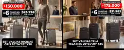 Supermayorista Vital Set valijas rigidas gris 20"24"28" x3u oferta