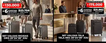 Supermayorista Vital Set valijas rigidas gris 20"24"28" x3u oferta