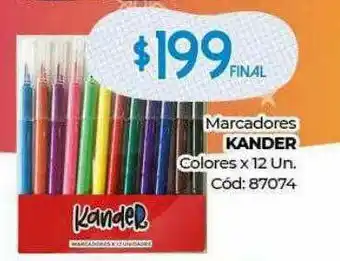 Marcadores Kander Colores