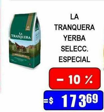 Dulcenter La Tranquera Yerba Selecc. Especial oferta