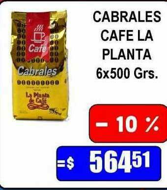Dulcenter Cabrales Cafe La Planta oferta