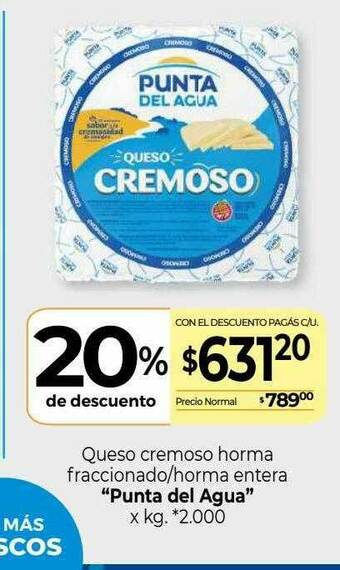 La Anonima Queso Cremoso Horma Fraccionado-horma Entera oferta