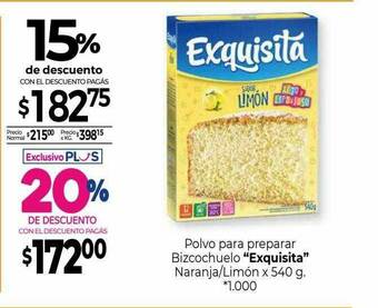 La Anonima Polvo Para Preparar Bizcochuelo oferta