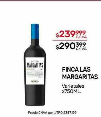 Nini Mayorista Finca Las Margaritas Varietales oferta