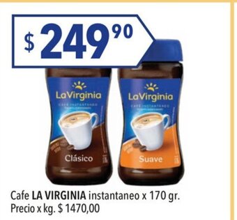 Hergo La Virginia Cafe instantaneo x 170gr oferta