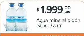 El Milagro Mayorista Palau agua mineral bidón oferta