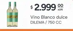 El Milagro Mayorista Dilema vino blanco dulce oferta