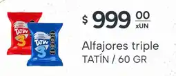 El Milagro Mayorista Tatín alfajores triple oferta