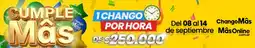 Changomas ChangoMás 1 chango por hora oferta