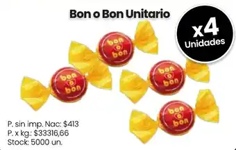 Changomas Bon o Bon Unitario oferta