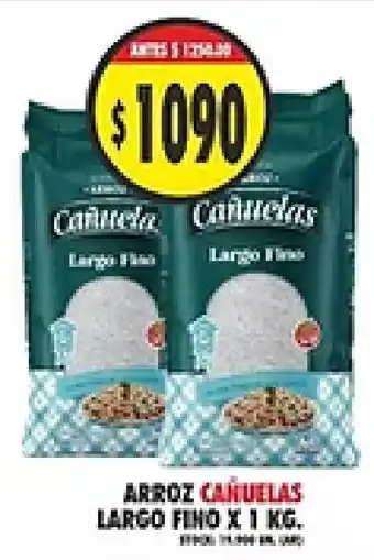 Cañuelas arroz largo fino