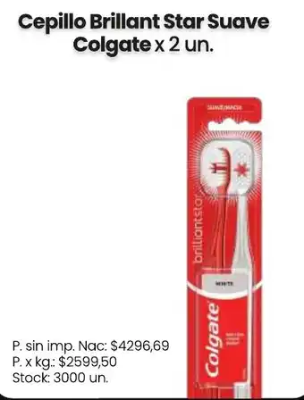 Changomas Colgate cepillo brillant star suave oferta