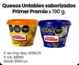 Changomas Primer premio quesos untables saborizados oferta