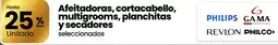 Changomas Philips afeitadoras, cortacabello, multigrooms, planchitas y secadores seleccionados oferta