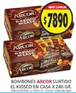 Supermercados Becerra Arcor bombones surtido oferta