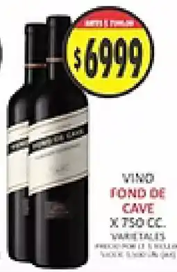 Supermercados Becerra Vino fond de cave oferta
