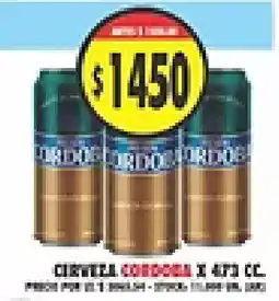 Supermercados Becerra Cerveza cordoba oferta