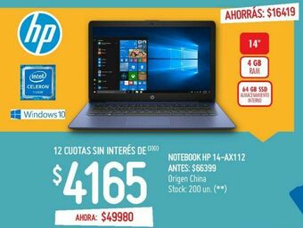 Changomas Notebook hp oferta